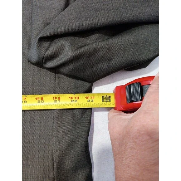 Lauren Ralph Lauren Wool Blazer Jacket Men’s 46L Macy's Brown - Picture 3 of 7